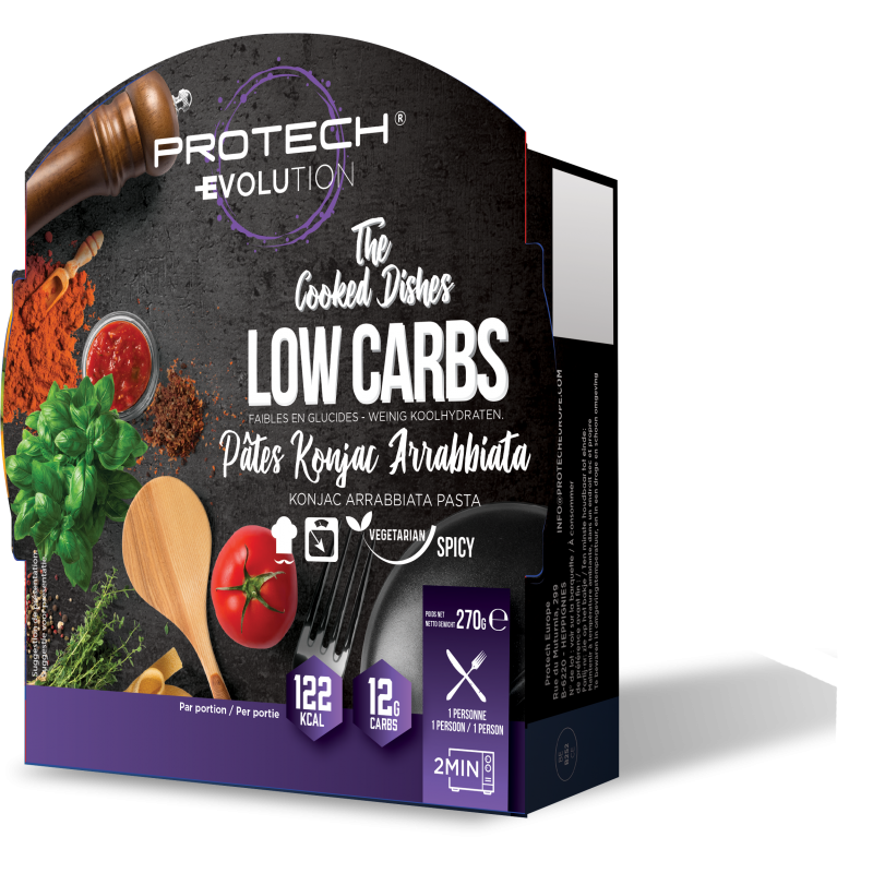PÂTES KONJAC SAUCE ARRABBIATA 270G*6 PÂTES KONJAC SAUCE ARRABBIATA 270G*6